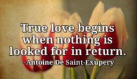 Love No return