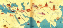 Map Silk Road