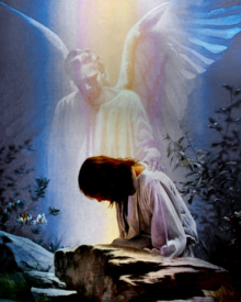 Angel with Jesus