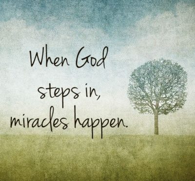 God step in